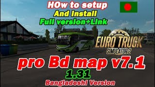 How to Install Pro BD Map V71 in ETS2 131  Download Link [upl. by Craner]