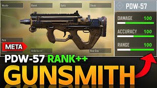 PDW57 BEST GUNSMITH IN CALL OF DUTY MOBILE  PDW57 BEST RANK BUILD IN COD MOBILE [upl. by Handler611]