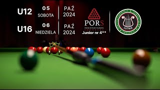 U16  Roch Pniak vs Jan Stachowiak  PORS junior 4  2024 [upl. by Eirffej116]