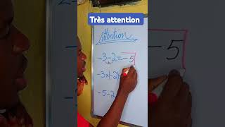 Règle des signes mathématiques maths mathematiques mathstricks algebra [upl. by Oiluj]