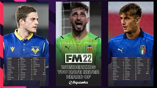 FM22 Wonderkids  The best young players youve probably never heard of  Football Manager 2022 [upl. by Lynsey]