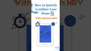 How to quickly ventilate your home with Fantech HRV fantech hrv [upl. by Abdella]