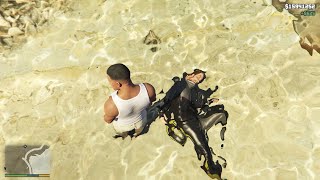 Dom Beasleys death scene  GTA V [upl. by Darryn]