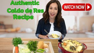 ❤️How To Make EASY and AUTHENTIC Caldo de Res Recipe [upl. by Naruq368]