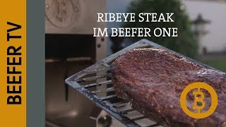 BeeferTV Ribeye Steak im Beefer One [upl. by Esiuolyram]