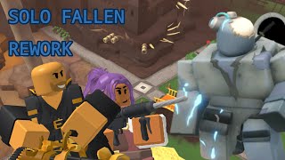 FALLEN REWORK SOLO  Tower Defense Simulator [upl. by Candice]