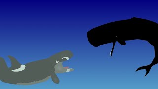 Sperm Whale Vs LivyatanGreatDed Animation [upl. by Ellata]