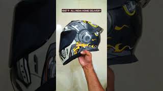 Vega Bolt Superhero grey helmet all India home delivery [upl. by Jochbed893]