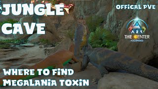 The Center Jungle Cave  Easy Silica Pearls amp Megalania Toxin  Ark Survival Ascended  Official PVE [upl. by Noived]