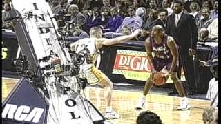 Vince Carter  Double Pump Reverse Dunk vs Pacers 1999 [upl. by Yelrebmik223]