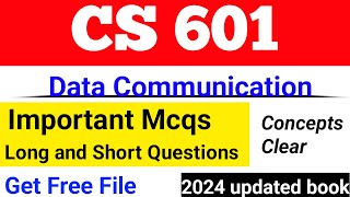 CS601 Final Term Preparation  Mcqs Preparation 2024  Lets Study [upl. by Hafital]