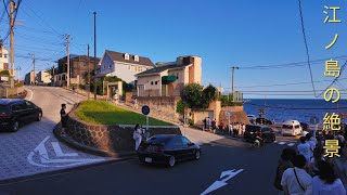 【4K】Japan travel  Walk in the beach of Enoshima 江ノ島 Kanagawa Japan  Relaxing Natural City ambience [upl. by Spancake477]