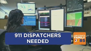 Phoenix Police Department dealing with shortage of 911 dispatchers [upl. by Ynitsed]