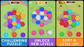 Hexa Puzzle Island Mobile Game  Gameplay Android [upl. by Siana]