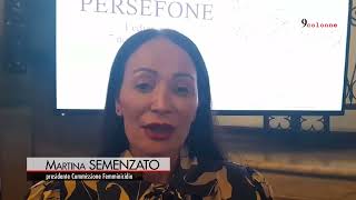 Violenza donne Semenzato onorata per premio Persefone lavorare a cultura rispetto [upl. by Ytirahc]