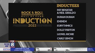 Rock Hall reveals Class of 2022 Inductees [upl. by Lindahl14]