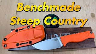 Benchmade Steep Country super lightweightgreat ergos and grippy [upl. by Lerrad]