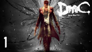 Прохождение DMC Devil May Cry  Миссия 1 — Обнаружен  Босс Охотник [upl. by Ancel]