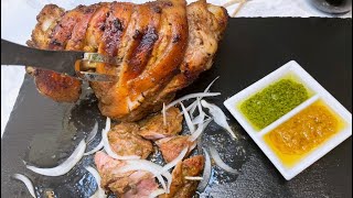 🌸JARRET de PORC entier épicé à la moutarde braisé au four 🔥danycuisineporcviande [upl. by Luapnaej]