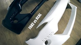 FAKE vs REAL Varis Kit Comparison amp Rocket Bunny V2 Install [upl. by Ibbie681]