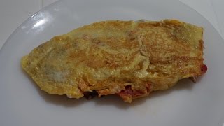 OMELETTE AUX POIVRONS CUISINERAPIDE [upl. by Favin]