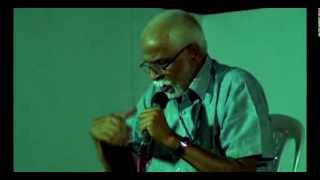 VK Sasidharan VKS reciting Gitanjali by Rabindranath Tagore at Bharat Bhavan [upl. by Niemad806]