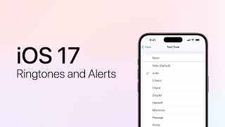 iOS 17 – New Ringtones and Alerts [upl. by Ardnued]