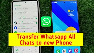 How to Transfer WhatsApp Chat in New Phone [upl. by Selden]