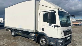 MAN TGL 7160 75TONNE GRP BOX VAN 2019  DK19 XGO [upl. by Eidoj904]