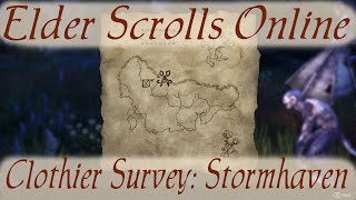 Clothier Survey Stormhaven Elder Scrolls Online [upl. by Pontus]