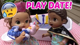 BABY ALIVE has a PLAY DATE compilation FUN with FRIENDS The Lilly and Mommy show FUNNY KIDS SKIT [upl. by Tarsuss]