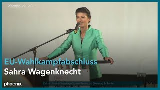 Sahra Wagenknecht zum Wahlkampfabschluss des BSW am 070624 [upl. by Appolonia]