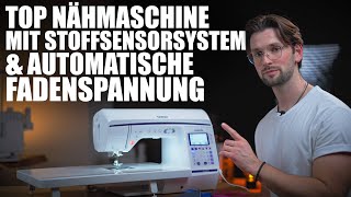 brother Innovis NV1800Q Nähmaschine Perfekte Nähte dank Stoffsensorsystem [upl. by Syst]