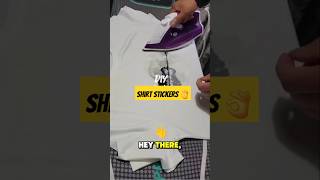 Transform Your TShirts with DIY Stickers in Minutes 🎨👕temu shorts diy [upl. by Pachston]