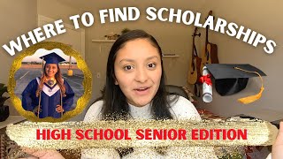 Where to find Scholarships  High School Senior Edition [upl. by Ahseyt]