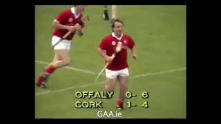 CORK V OFFALY HIGHLIGHTS  1984 ALL IRELAND HURLING FINAL [upl. by Aicinad]