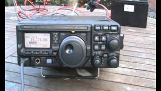 New Yaesu FT897D From Box To Setup [upl. by Yoreel]