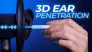 ASMR 3D Ear Cleaning that Penetrates Your Brain No Talking [upl. by Nosrettap]