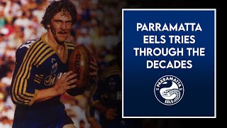 Parramatta tries through the decades  NRL Throwback [upl. by Neffirg]