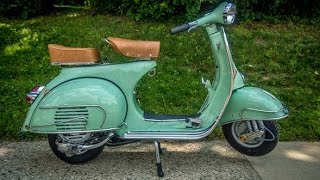 1965 Vespa Standard VBB in army green [upl. by Nylleoj434]