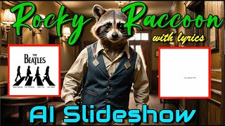 Rocky Raccoon by the Beatles with lyrics and AI Slideshow [upl. by Danyette]