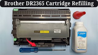 Brother Cartridge Refilling  How To Refill Brother Printer Cartridge in 5 Minutes [upl. by Darrow]