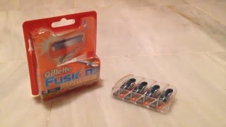 Gillette Fusion Power Replacement 4Piece Pack [upl. by Petras863]