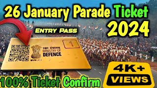 Republic day parade ticket 2024  Republic day parade 2024 ticket booking  26 January Parade ticket [upl. by Mazman]