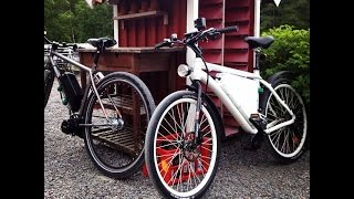 Bafang 8fun mid drive BBS02 750w 48v vs 500w 36v testing top speed with throttle Ebike [upl. by Waal]