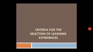 Elements of Curriculum  Objectives Content Selection Implementation Evaluation [upl. by Barnebas844]