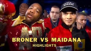 The EPIC fight between BRONER and MAIDANA [upl. by Rehm685]