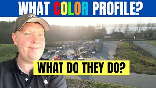 DJI Mini 3 Pro color profile Standard vs DCinelike [upl. by Ossie]