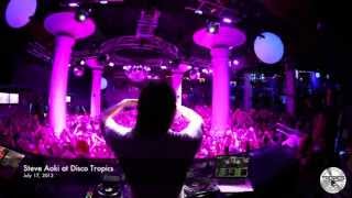 Steve Aoki at Disco Tropics  Lloret de Mar July 17 2013 [upl. by Suravaj367]