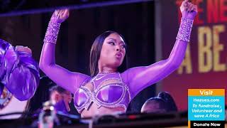 Megan Thee Stallion Shines in Electrifying New Years Rockin Eve Performance [upl. by Eiramlatsyrc]